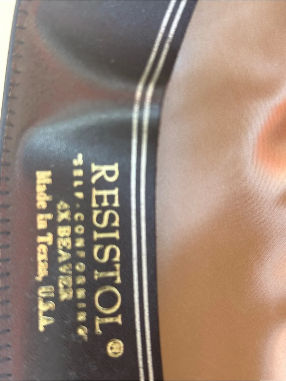 Vintage Resistol 4X Beaver Cowboy Hat
